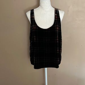 J crew velvet tank